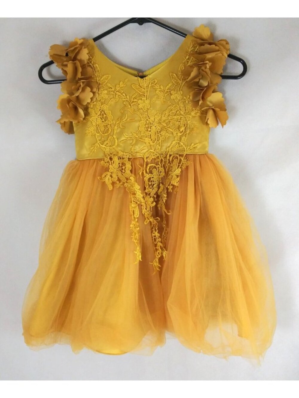 Trish Scully Child Bianca Sunflower Gown Dress Girls Size 5